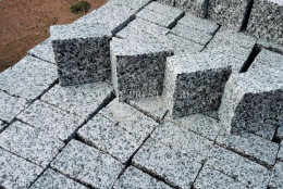 Брусчатка 100x100 из Санарского гранита , фото Купить Брусчатка 100x100 из Санарского гранита в Котельники